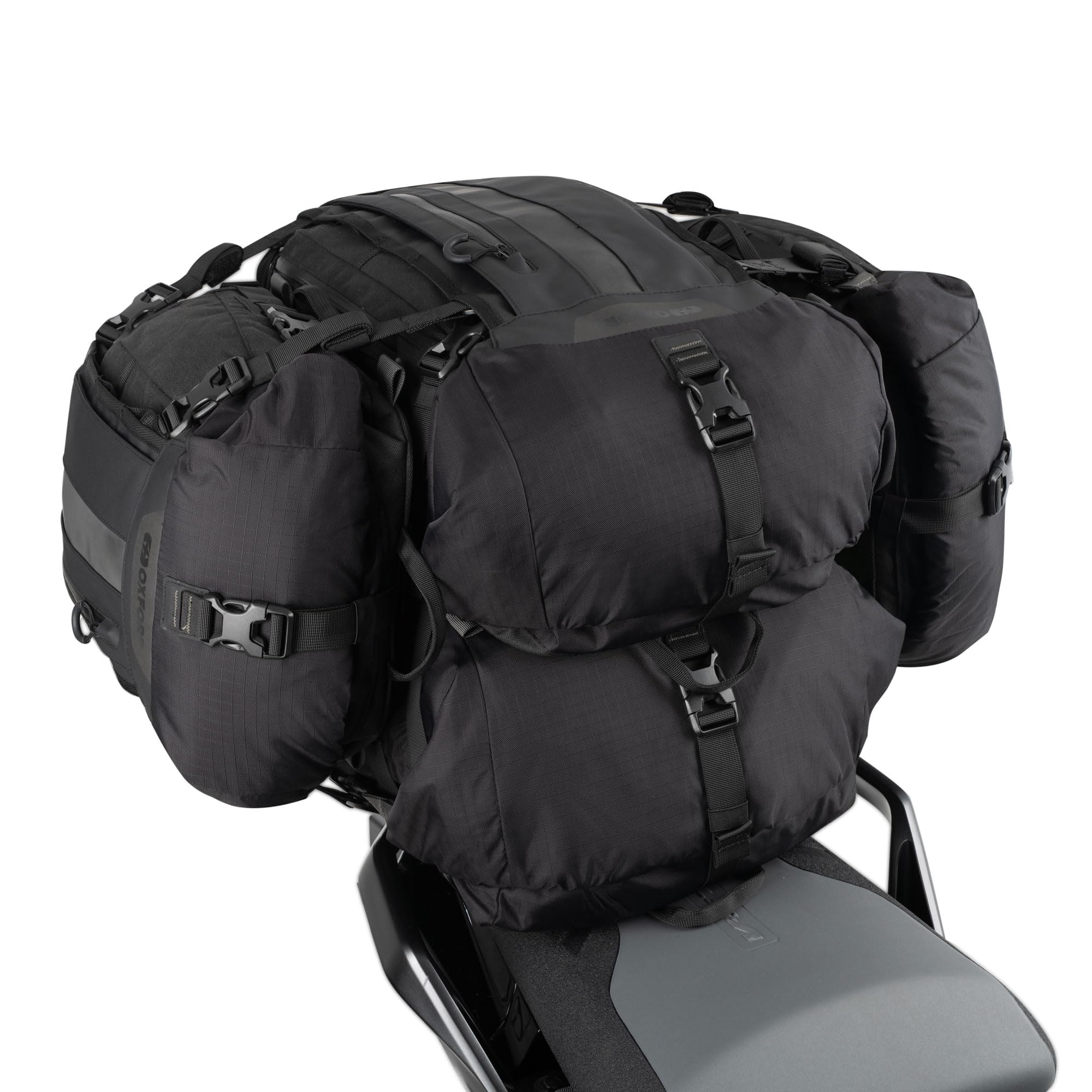 Oxford Atlas T-10 Advanced Tourpack bagaglio modulare per moto, 10 l, antracite/nero