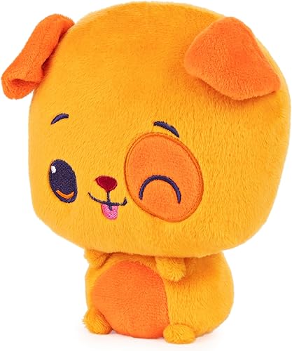Miniatura 3 de GUND Drops, Paulie Pup, Expressive Premium Animal de peluche suave para mascotas, naranja, 6