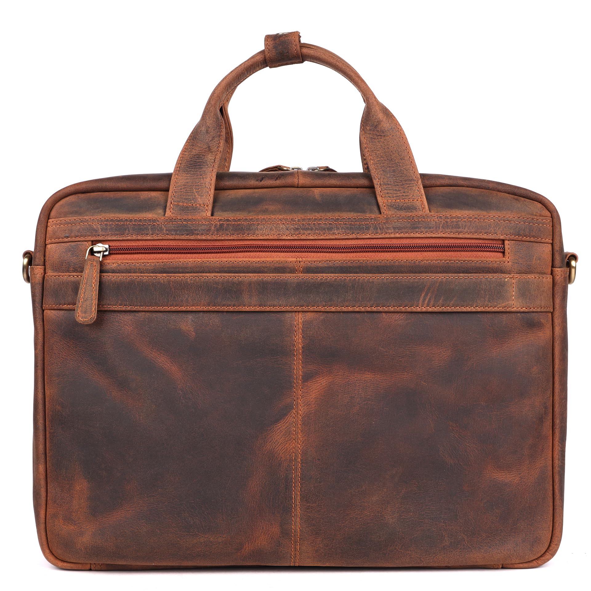 Benthill Laptoptasche Echt Leder I EchtLeder Umhängetasche für Laptop I Aktentasche für Notebook I Damen und Herren Tasche I Notebooktasche
