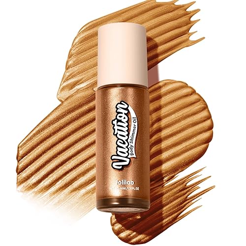 LANGMANNI 1 iluminador líquido holográfico para el cuerpo, iluminador líquido de 6 colores, impermeable, hidratante, facial y corporal, maquillaje