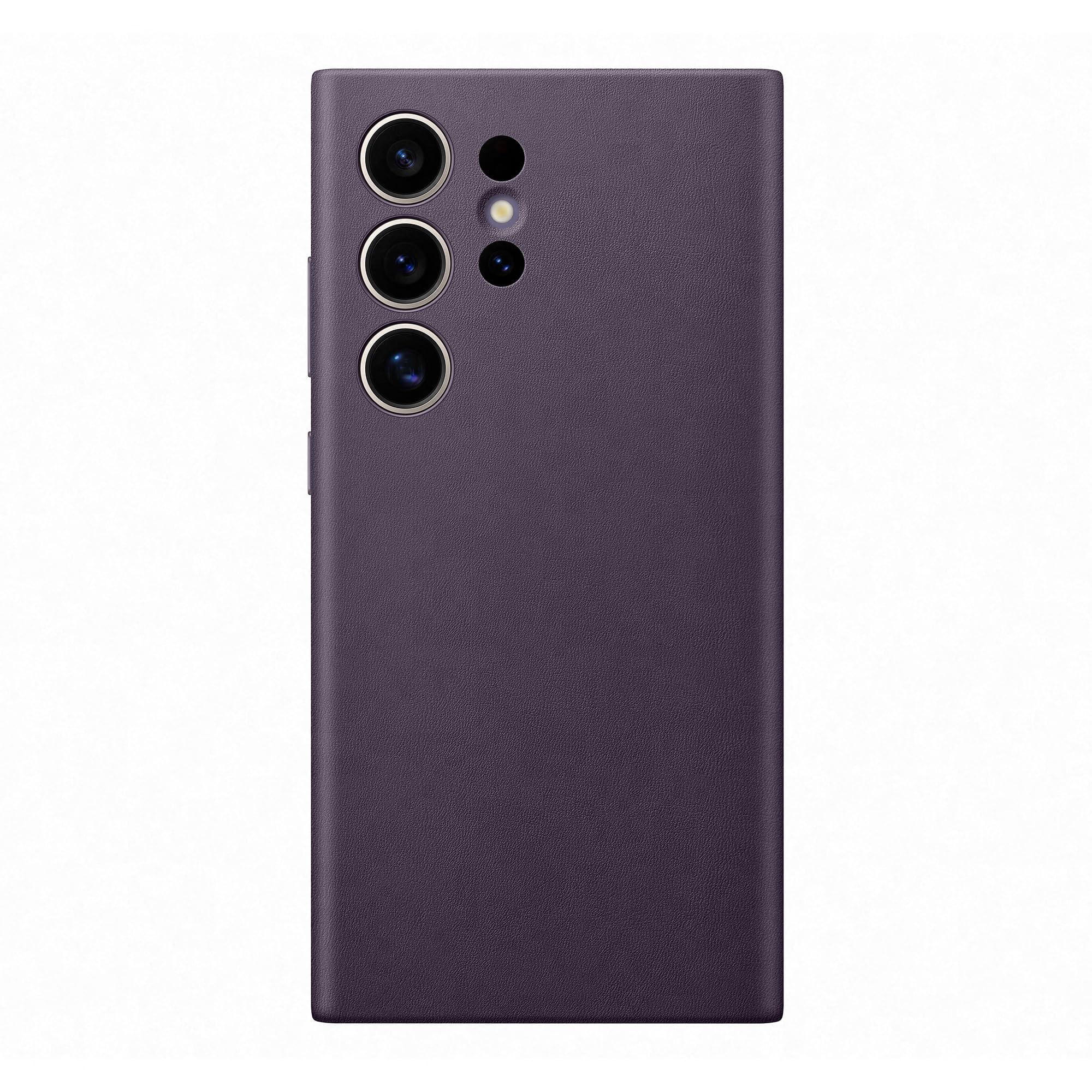 Samsung Vegan Leather Case Cover In Pelle Vegetale Per Galaxy S24 Ultra, Dark Violet-image