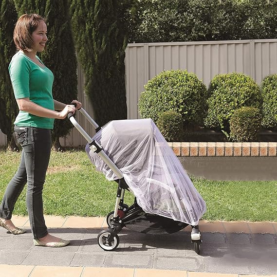 Dreambaby Mosquito Bug Net for Stroller, Crib, Bassinet, Cradle, Playard, Pack N Plays - Insect Net with Elastic Edges
