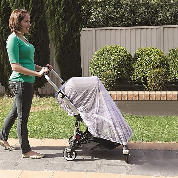 Dreambaby Mosquito Bug Net for Stroller, Crib, Bassinet, Cradle, Playard, Pack N Plays - Insect Net with Elastic Edges
