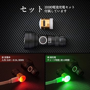 Amazon.co.jp: LUMINTOPミニライト,小型充電式キーホルダー