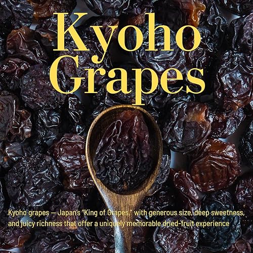 Miniatura 3 de Ripe on Time - Pasas japonesas KYOHO de 8.8 onzas - Hecho a mano, sin semillas, sin azúcar ni aditivos añadidos