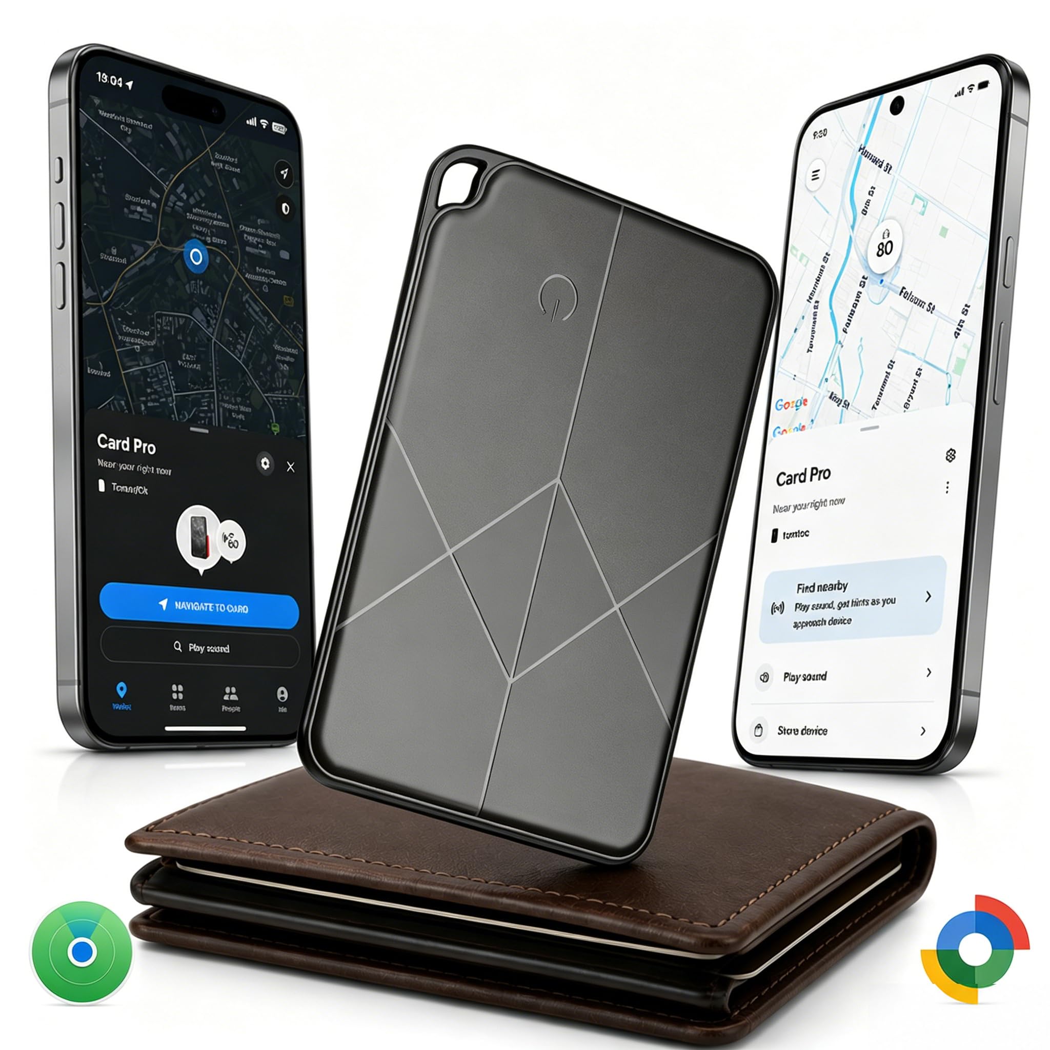 2026 Wallet Tracker Card for Android & iOS - Slim Tracking Card for Wallet GPS Tracker for Luggage Passport Keys, Wireless Charging Bluetooth Tracker Card, Works with Google Find Hub & Apple Find My-image-5