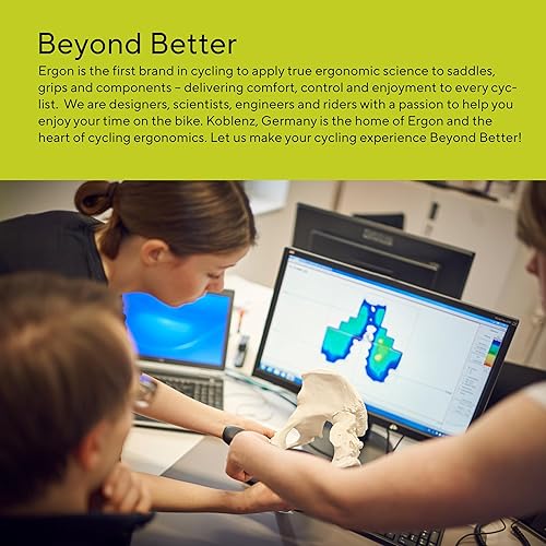 Miniatura 6 de Ergon SFC3 - Sillín ergonómico para bicicleta  para híbridos, desplazamientos y bicicletas electrónicas  Unisex  dos tamaños  negro