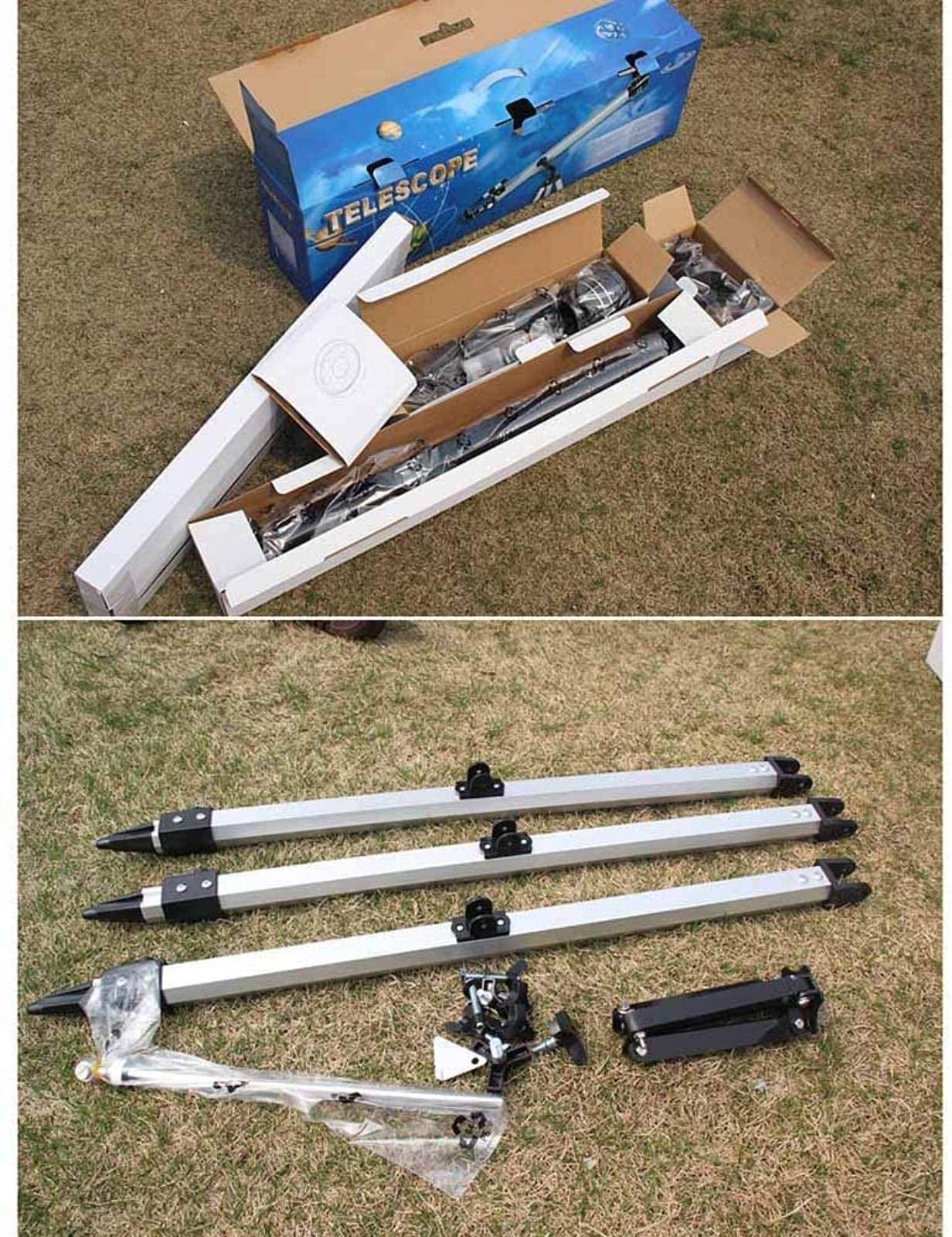 Telescopio astronómico Refractor Espacial con trípode Ajustable, telescopios monoculares, Juguetes educativos para Principiantes y niños, Regalo de cumpleaños, niño