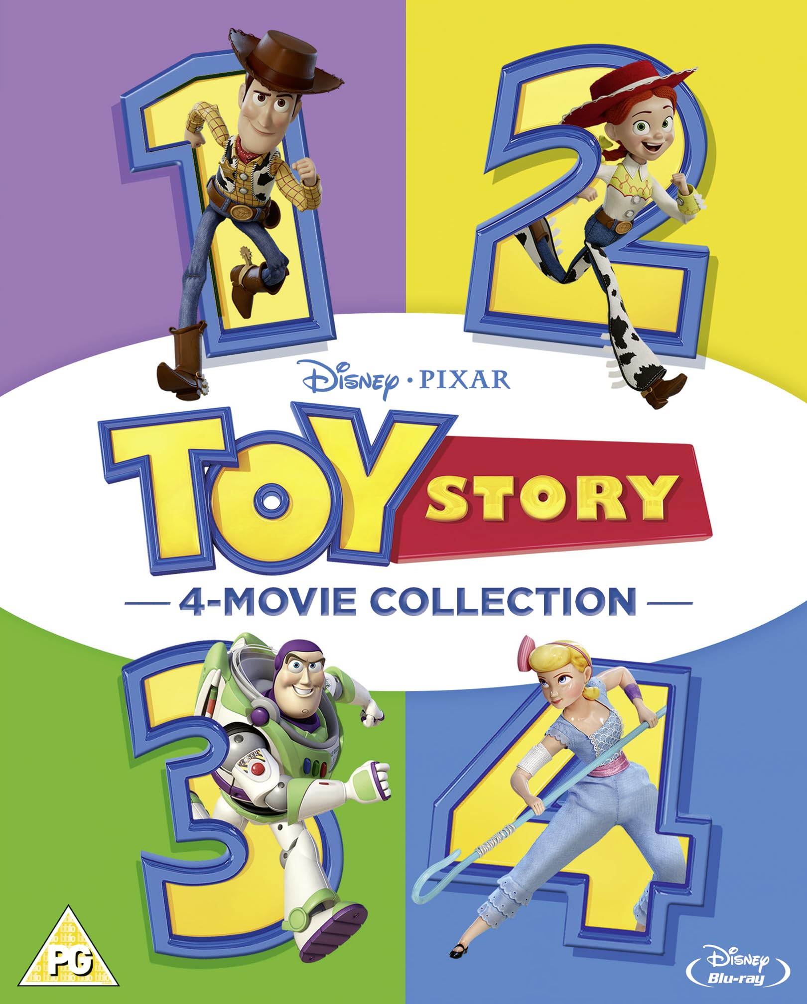 Toy Story 4-Movie Collection Blu-ray [Region Free]