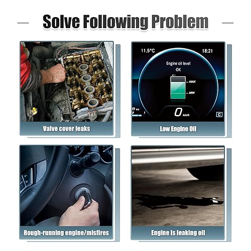 Miniatura 7 de X AUTOHAUX Juntas de tapa de válvula de motor para Volkswagen Beetle 1998-2001 para BMW Cabrio (Motor ABA) 1994-2002