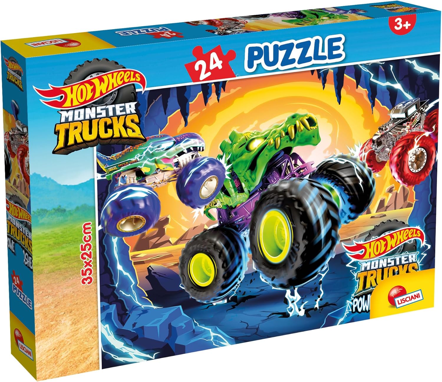 Lisciani Giochi 109647 Hot Wheels Puzzle M-Plus 24