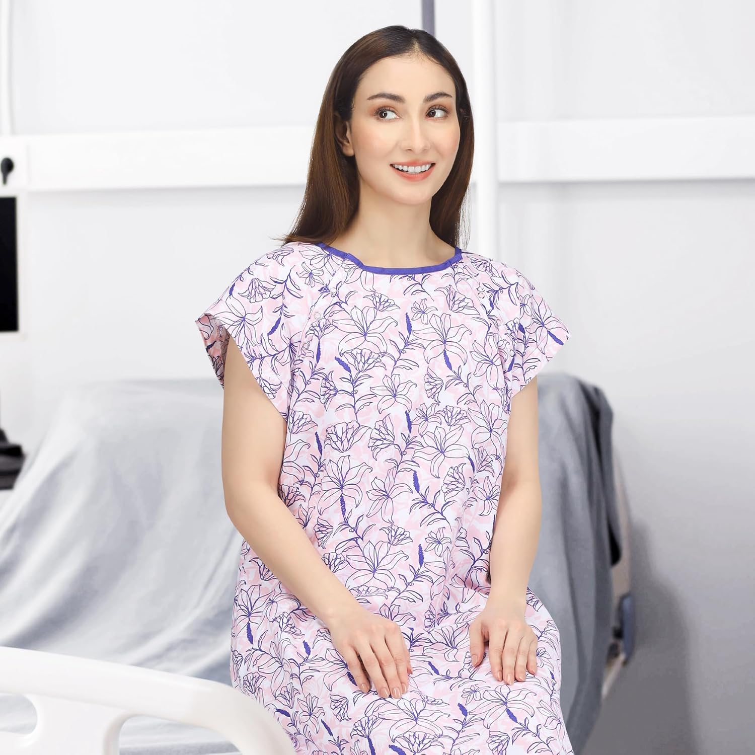 NY Threads Women's Hospital Gown Soft and Stylish Patient Gown - Image 7