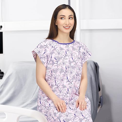 Miniatura 30 de NY Threads Women's Hospital Gown Soft and Stylish Patient Gown