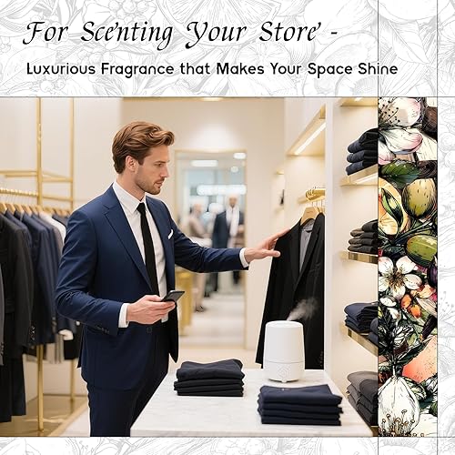 Miniatura 4 de HIQILI Aceite difusor de flores acuosas para humidificador, mascotas y hogar, aroma de larga duración para espacios grandes, bricolaje y más, 0.34