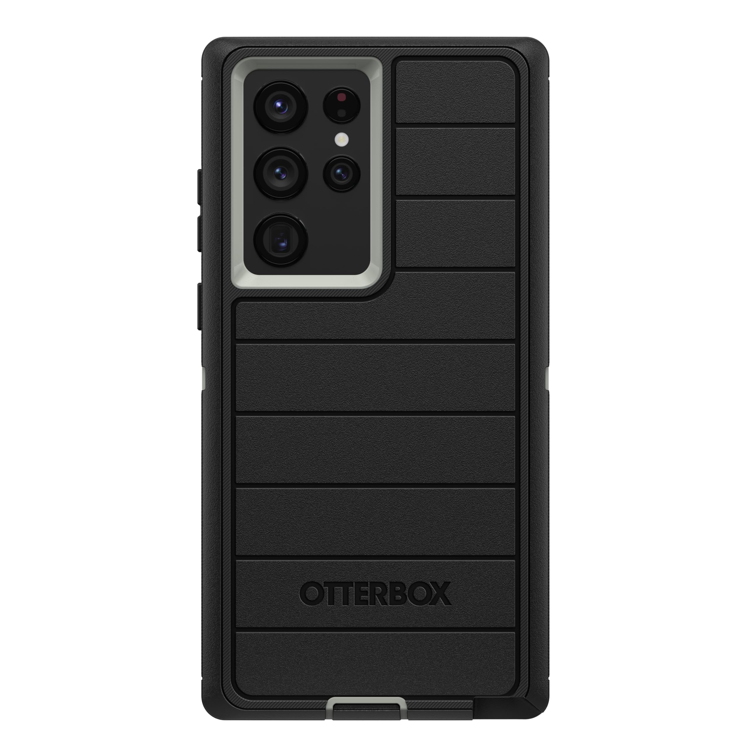 OtterBox Samsung Galaxy S22 Ultra (únicamente) - Funda de la Serie Defender - Graphite Shadow (Negro y Gris) - Solo Funda - Sin Pantalla - Resistente y Duradera - con protección de Puerto - Embalaje