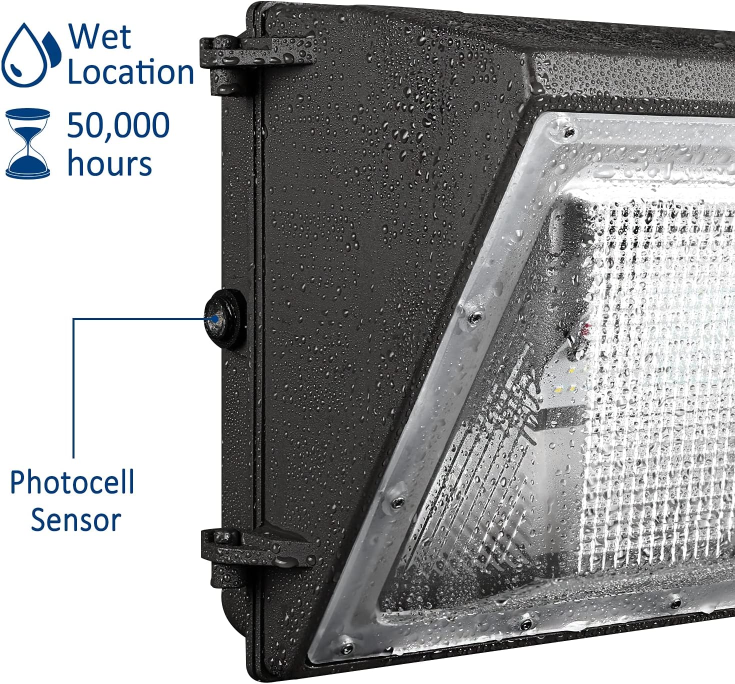 Free Shipping 🛒 LEDMO 120W LED Wall Pack Light 15840LM 840W HPS/HID Equivalent 5000K LED Security Flood Commercial and Industrial Outdoor LED Wall Lights for Parking Lots|Warehouses|Factories|House