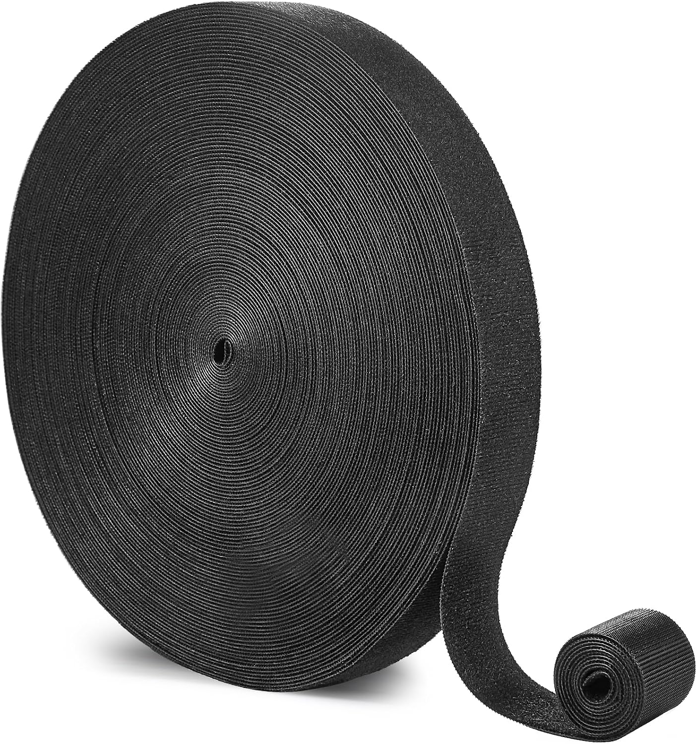 2 in x 25 FT Hook and Loop Straps Heavy Duty, Double Sided Self-Gripping Strips, Reusable Multi-Purpose Wrap Roll for Cable Management Storage and Organization