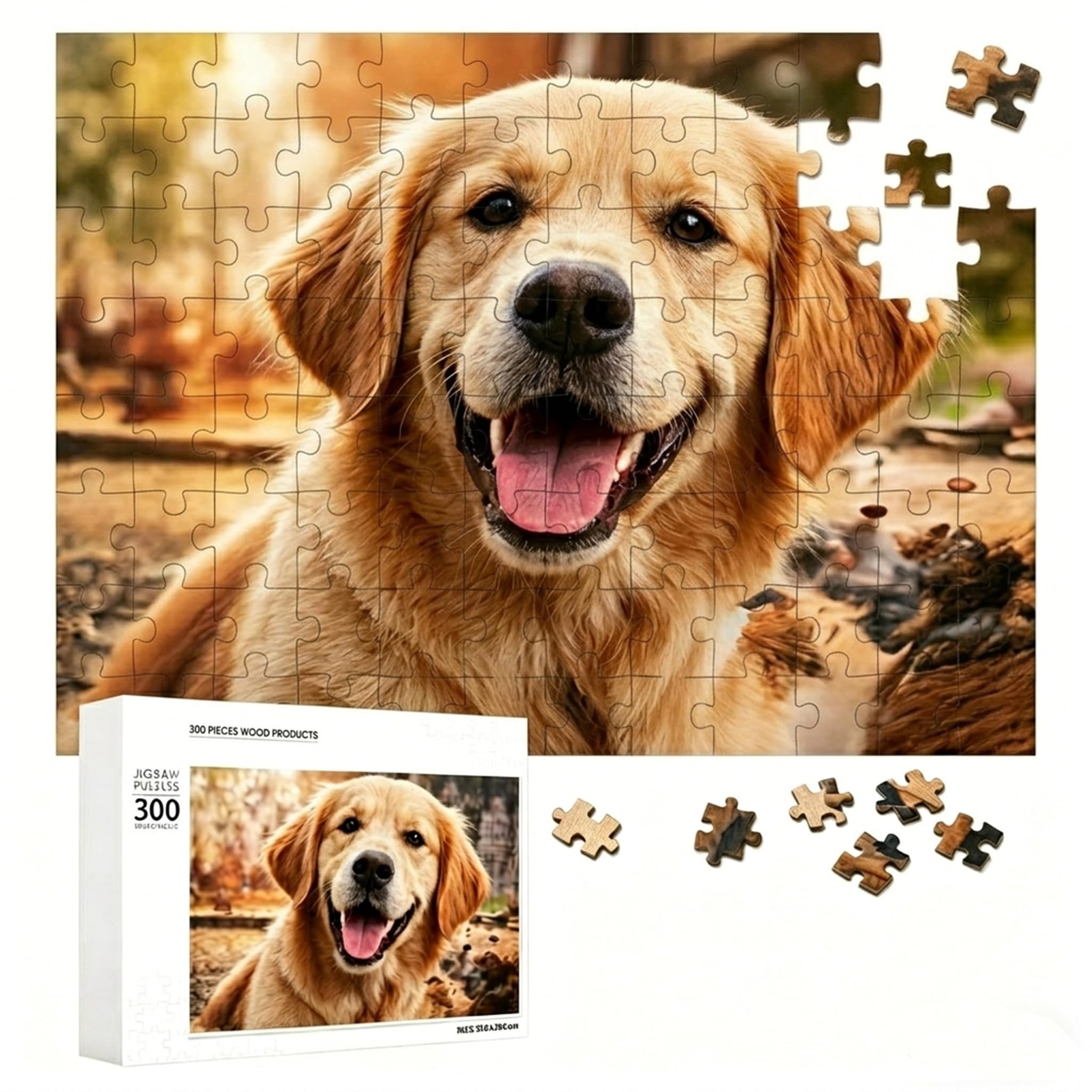 Personalised Photo Jigsaw Puzzle – 500 Pieces Classic Custom Picture Gift – Turn Your Photo into a Puzzle – for Family & Couples – Birthday &