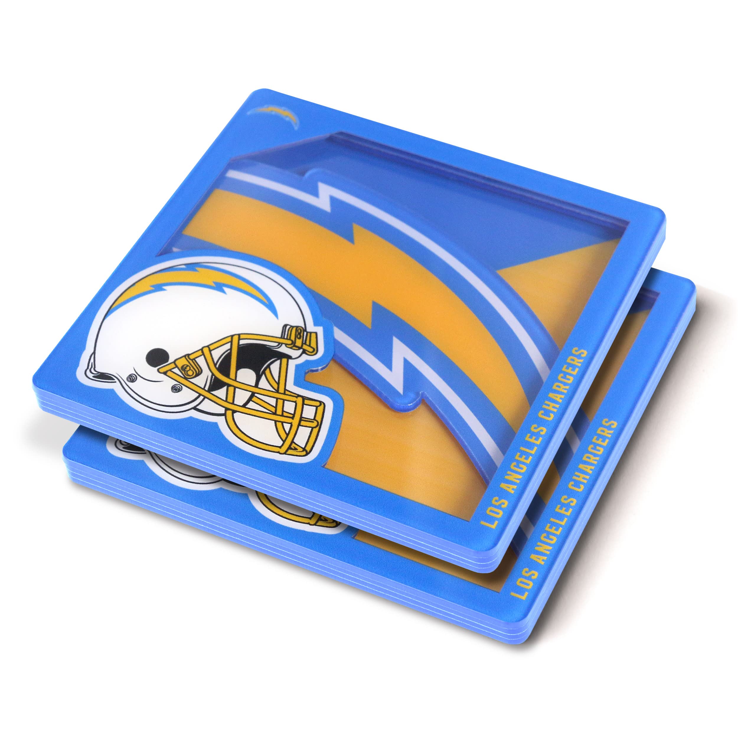 Posavasos NFL Los Angeles Chargers 3D YouTheFan de merchandising oficial para salón