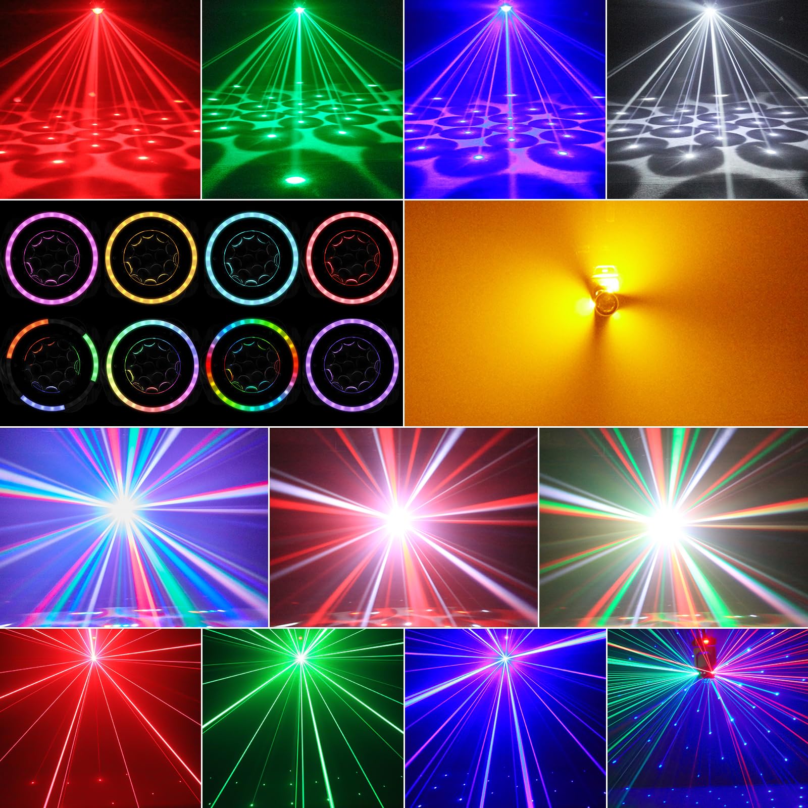 150W Moving Head LED RGBW Beam Discokugel Partylicht Stroboskop Lichteffekte für Disco Party Club Weihnachten Bühnenlicht