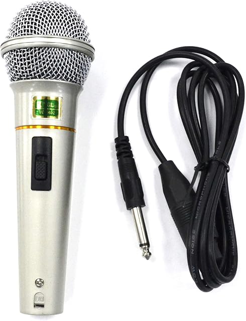SHINE DYNAMIC MICROPHONE WIRED HI-FIDELITY UNI-DIRECTIONAL VOICE&MUSIC PROFESSIONAL DJ, MIC SINGING,SPEECHES MIC WITH 6.3 & 3.5 MM Adapters