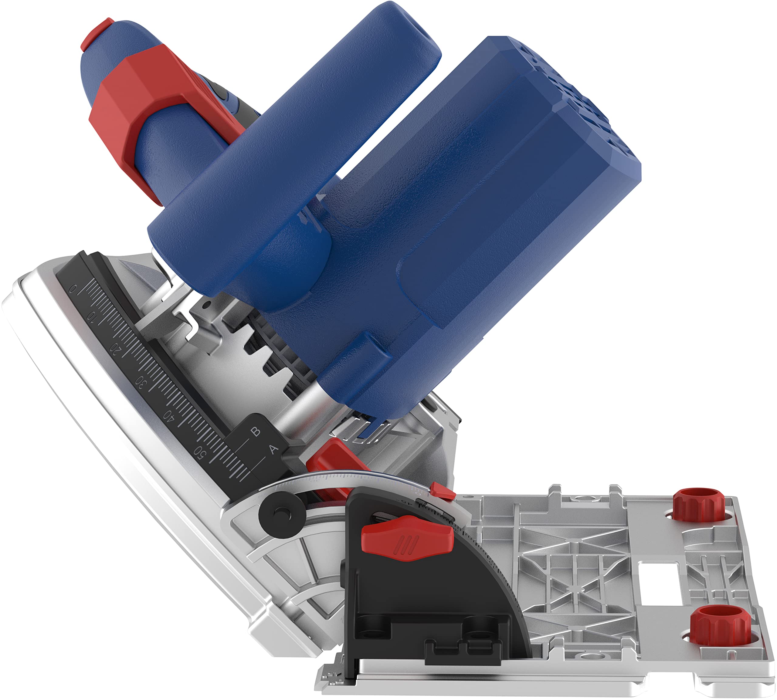 Güde 58232 TS 57-1400 KE - Sega circolare 1400 W, 230 V, colore: Blu/Rosso