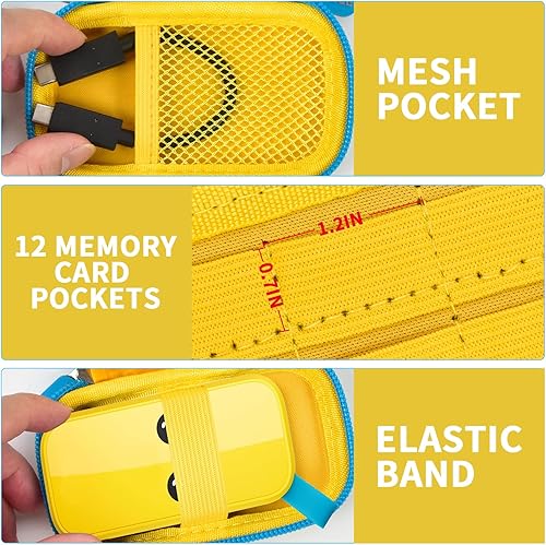 Miniatura 8 de Funda compatible con SanDisk 1TB 2TB 4TB 500GB 8TB para SanDisk Extreme PRO SSD portátil disco duro externo, tarjeta de memoria SD SDXC SDHC