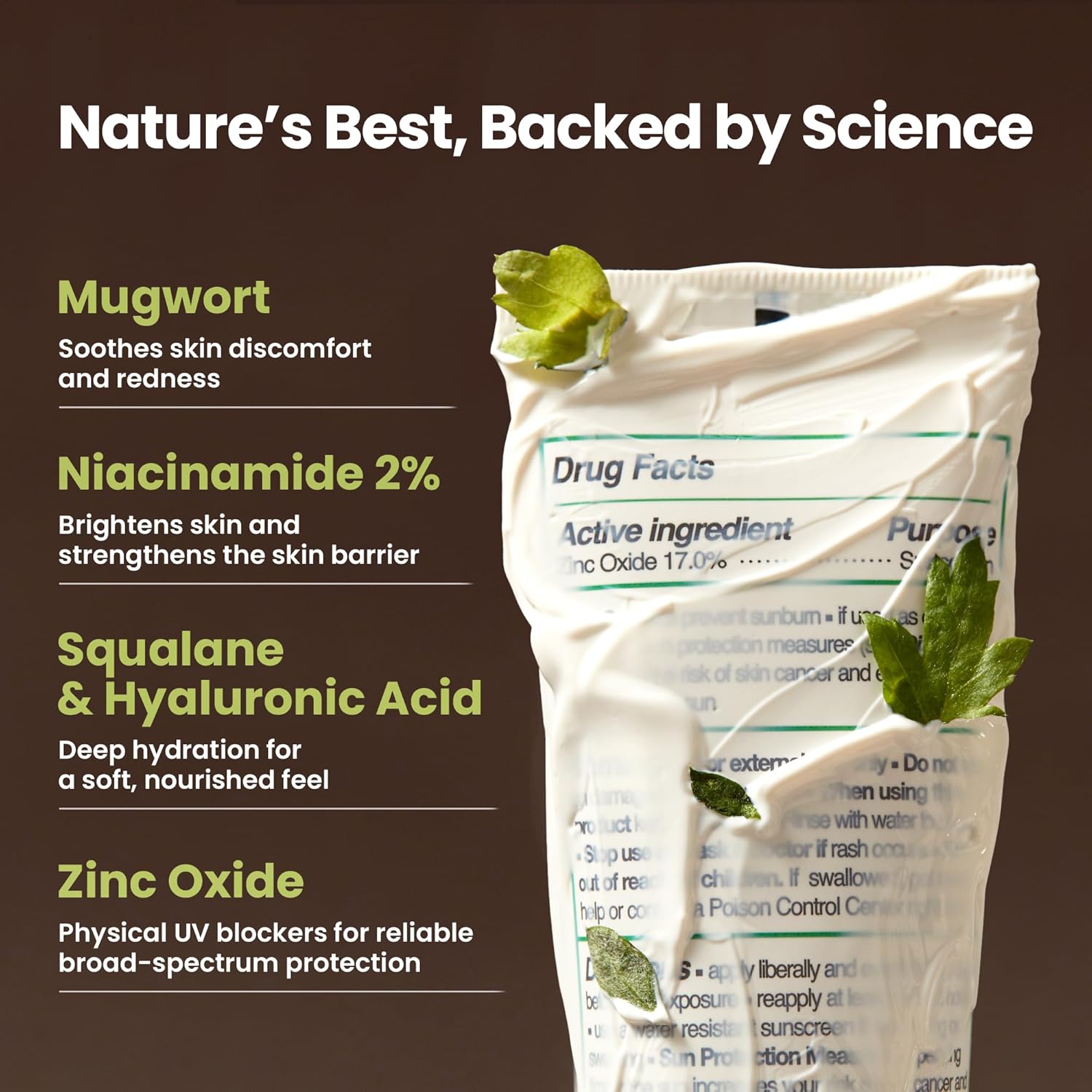 AXIS-Y Complete No-Stress Physical Sunscreen V3 - SPF 50 Mineral Face Sunscreen Moisturizer with 2% Niacinamide, Zinc Oxide for Broad Spectrum Sun Care - Vegan Korean Skin Care -1.69 fl. oz. - Image 3