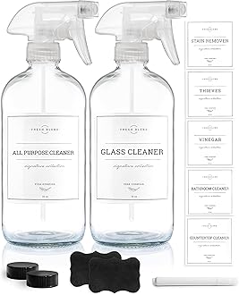 Vine Creations - Clear Spray Bottles Set