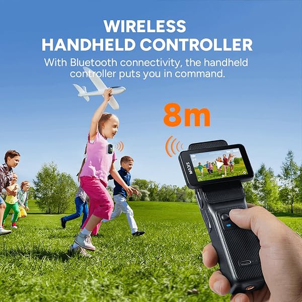 SJCAM C400 アクションカメラ 4K 7時間連続録画 6轴手ブレ補正 2.29インチタッチパネル 30M防水 ウェアラブルカメラ 磁気マウント付き WiFi YouTubeライブ配信 Vlog 旅行 バイク 登山 スポーツ撮影対応 64GBカード付 XYDL - 5