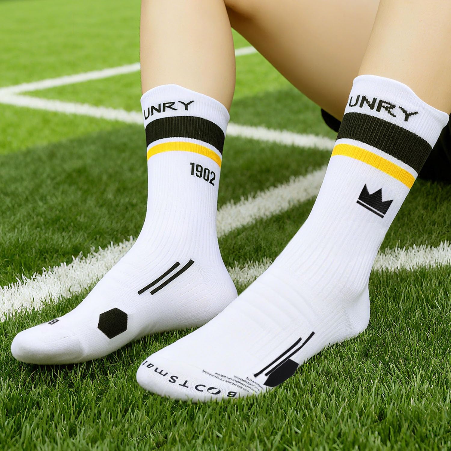 Club Collection Soccer Grip Socks,Non-Slip Soccer Socks,Comfy Secure Fit For Football Running & Basketball(sizes:7-11)
