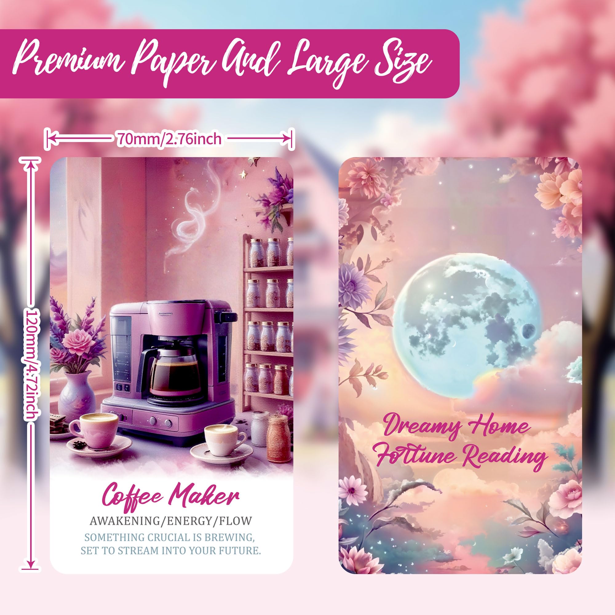 Amazon.co.jp: PERBDEAL Dreamy Home Fortune Reading Oracleカード