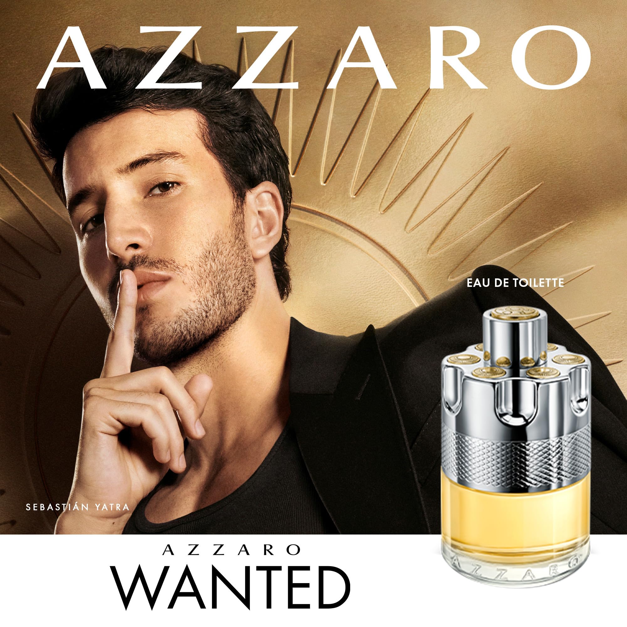 Azzaro Wanted, Agua de Colonia en Vaporizador Spray para Hombre, Fragancia Cítrica-Amaderada