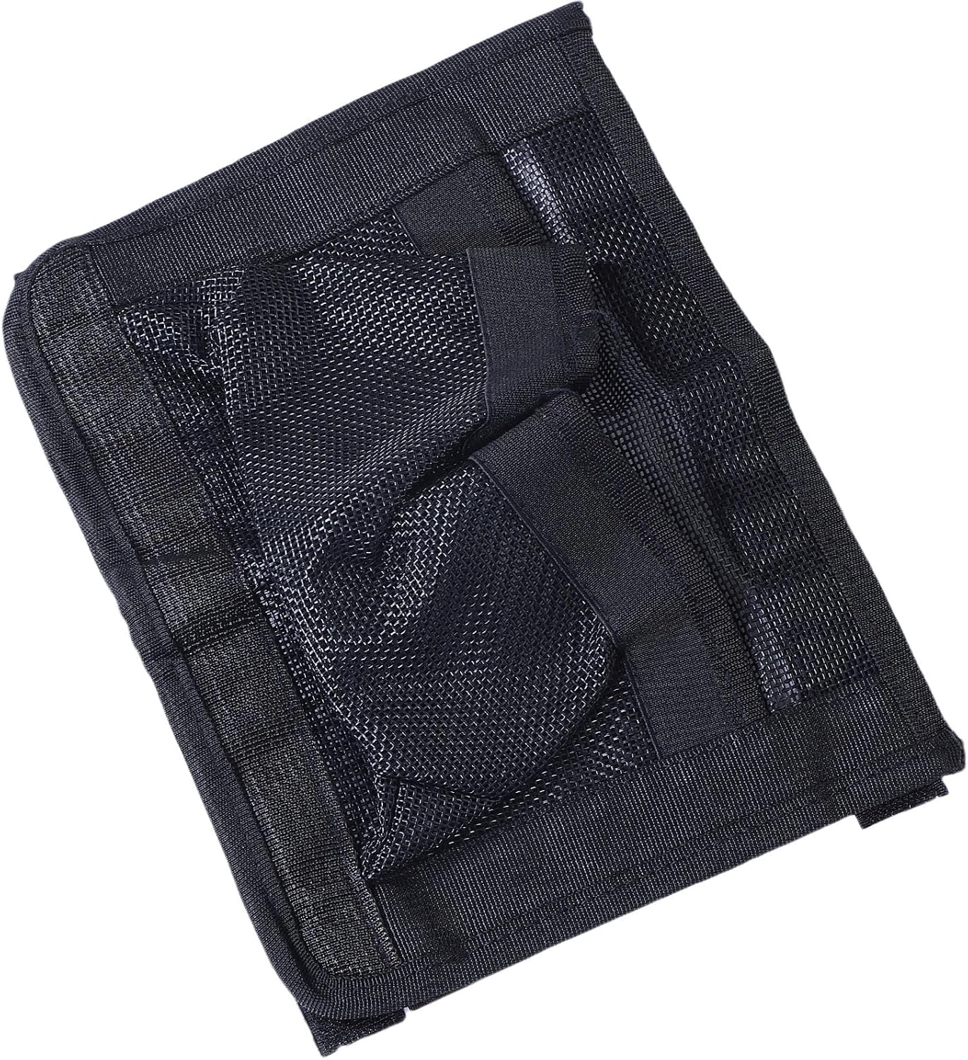 Self Adhesive Boat Storage Mesh Bag 10x7in Marine Organizer with Secure Elastic Mesh Viewing Window for Tools Accessories