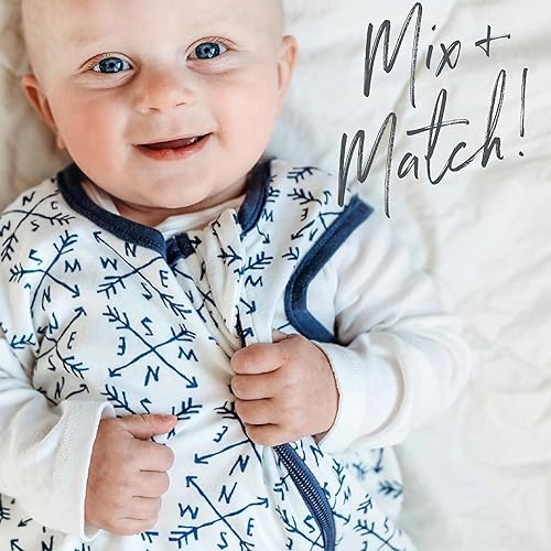 Miniatura 5 de HonestBaby Sábanas bajeras para cuna para colchón estándar, mini estampados 100% algodón orgánico para bebés, niños, niñas, unisex, brújula, talla