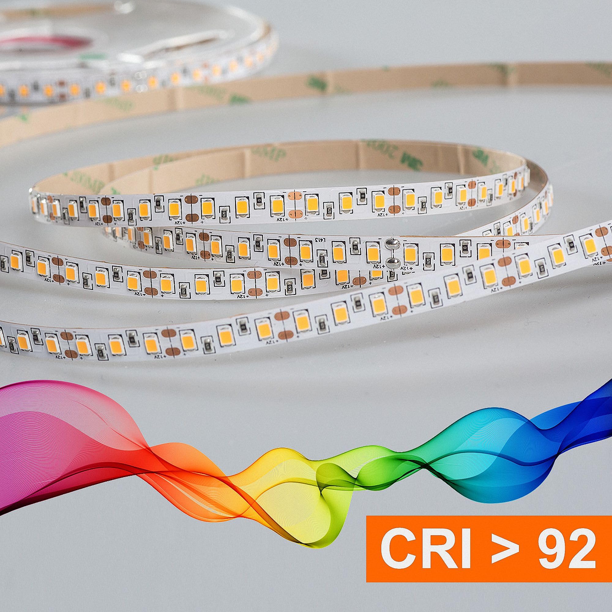 LED Strip 2835 Ambra (1800K) CRI 92 72W 5m 24V IP20