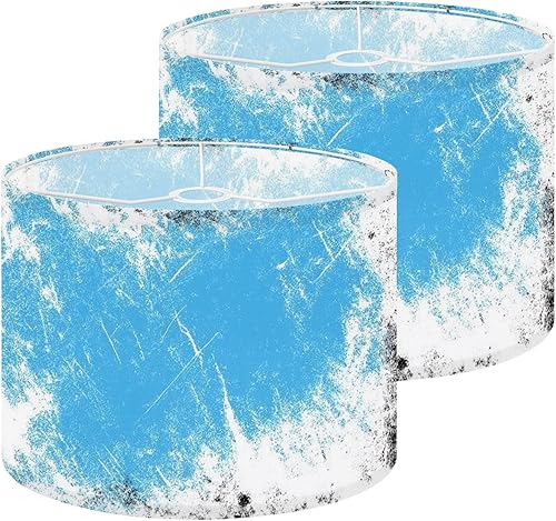 Miniatura 27 de Drum Lamp Shade Graffiti swirl neon blue pink yellow Funky 80s street art vibrant Lampshade for Floor Lamps Table Lamps Pendant Light 11"x8.9"