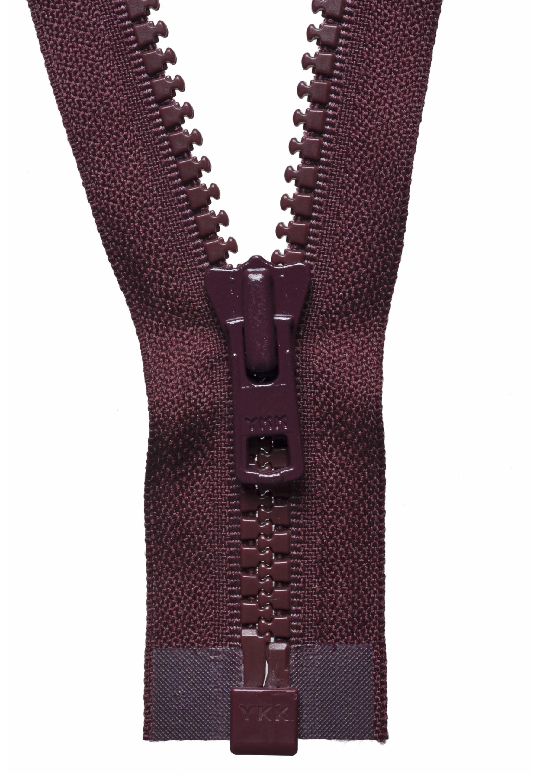 YKK Open Ended Zip, Red, 71 cm Length