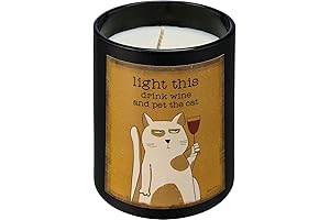 Scented Jar Candle - Perfect for Tranquil Ambiance While Indulging in Wine...