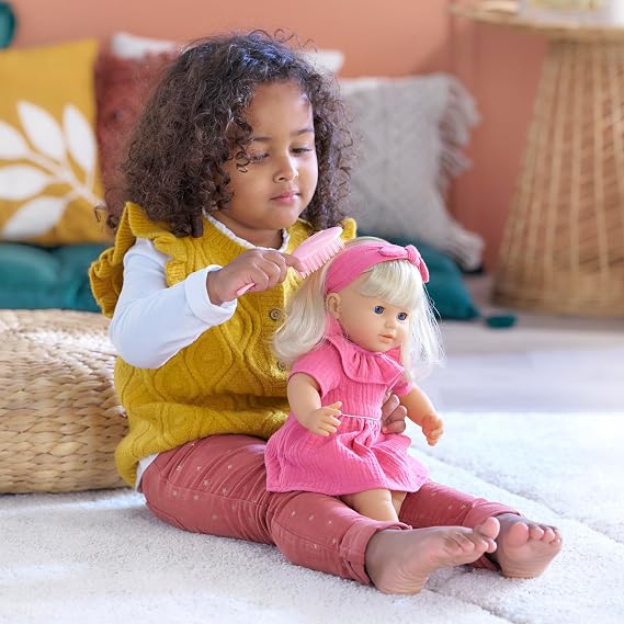 Corolle Jade - 14 Soft Baby Doll with Vanilla Scent, Pink Outfit & Sleeping Eyes for Girls Ages 18 Months+, Cute Reborn Realistic Baby Dolls for 2 Year Old Girls