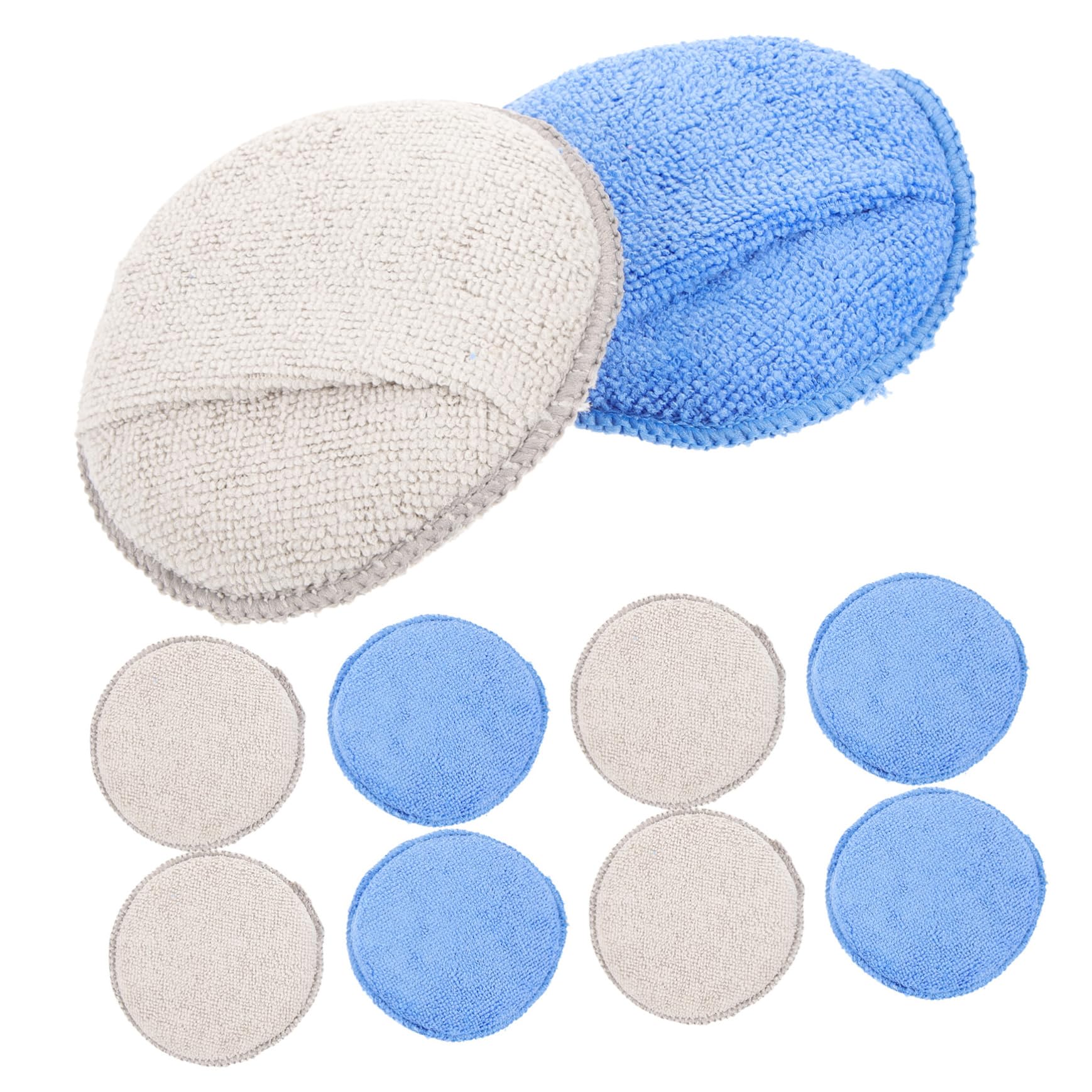 Gatuida 50piezas Almohadillas De Pulido De Esponja para Coche Aplicadores De Cera Esponjas para Limpiar y Pulir Vehículos Material De Ultra Absorbente para Detalle Automotriz
