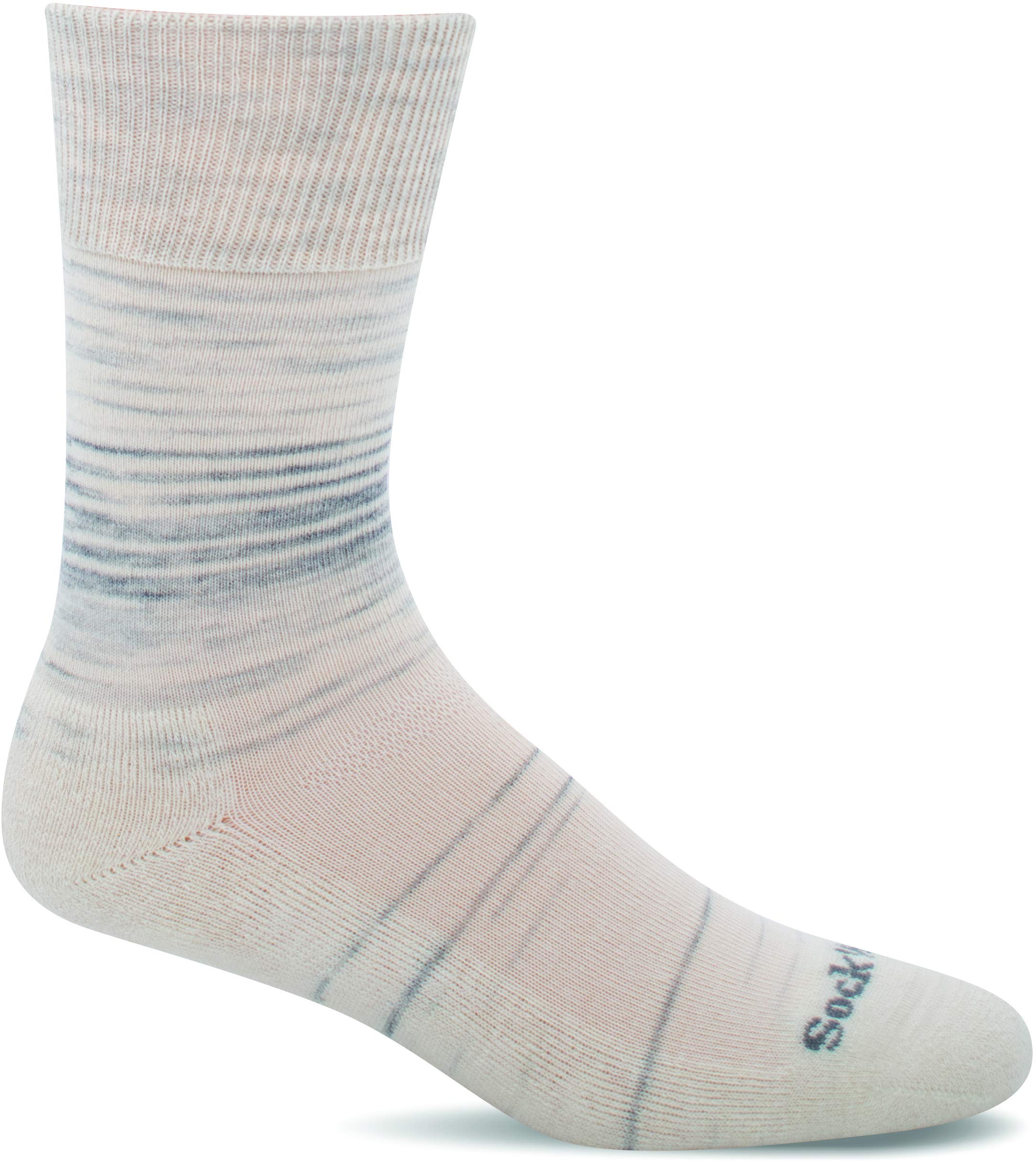 Sockwell Women's Easy Does It Relaxed Fit Sock, Ash - M/L