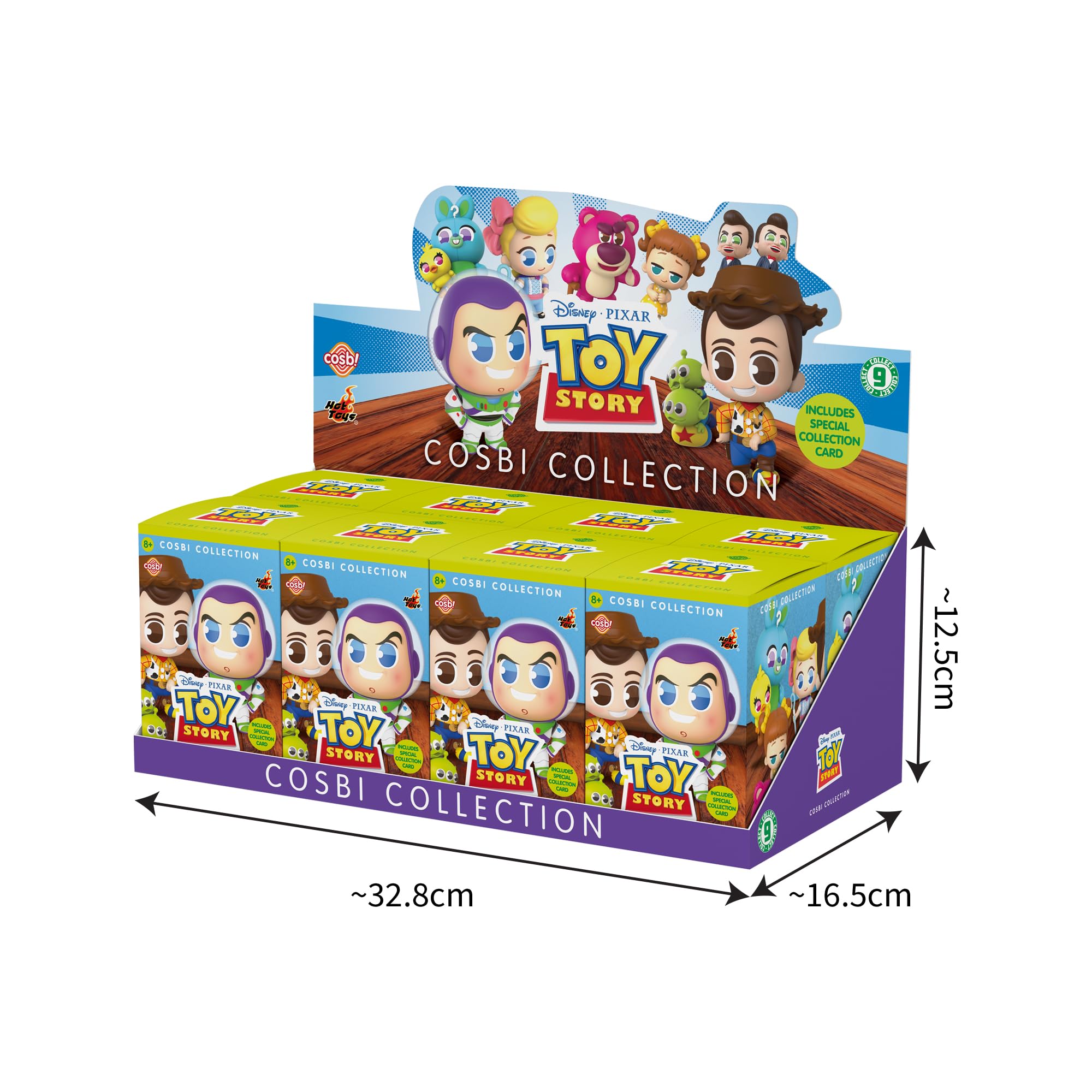 YuMe Toy Story Cosbi Collection Series 1 - PDQ (8 unidades)