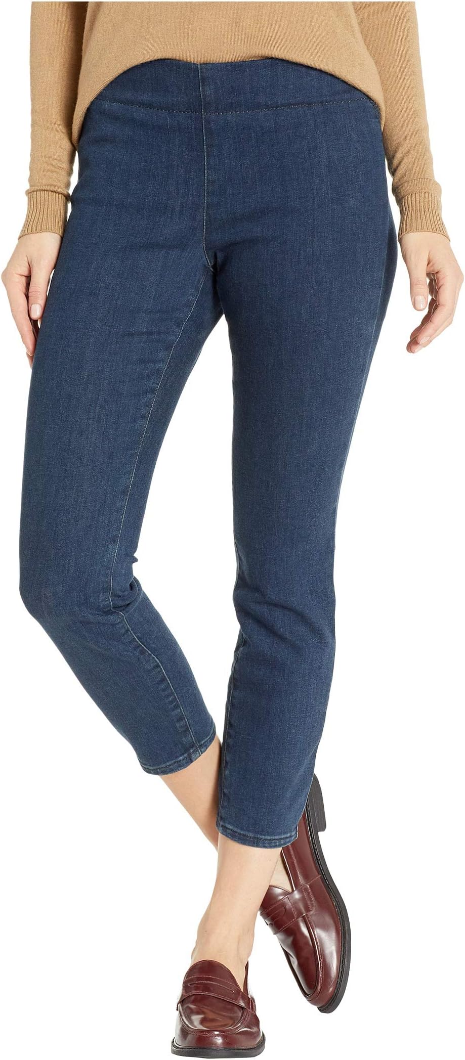 Petite Pull-On Skinny Ankle in Firesky