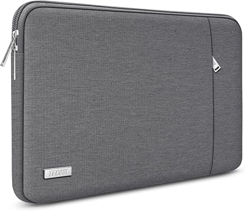 TECOOL Laptop Tasche Hülle für 12,3-13" Surface Pro/MacBook Air Pro Neo 13 | Wasserdichte Hülle Schutztasche für 12,3-13" Surface Pro 11-4,MacBook Air 13 13.6 M5-M1/ Neo 13" /Pro 13 M2 M1 ,DunkelGrau