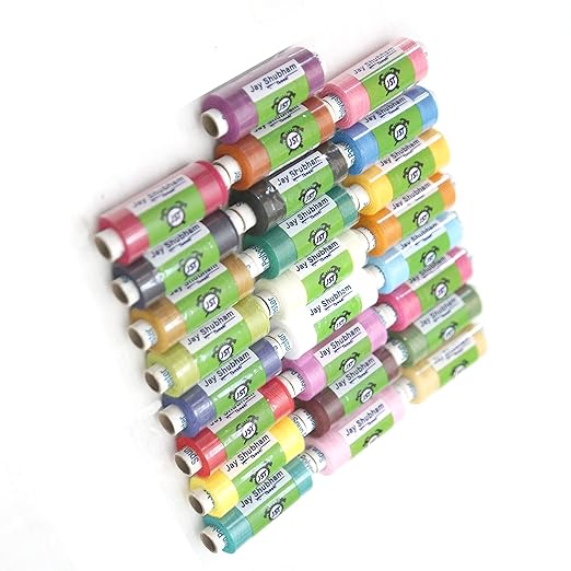 Jay Shubham Threads 2 ply Polyester Sewing Threads Amazon.in Home