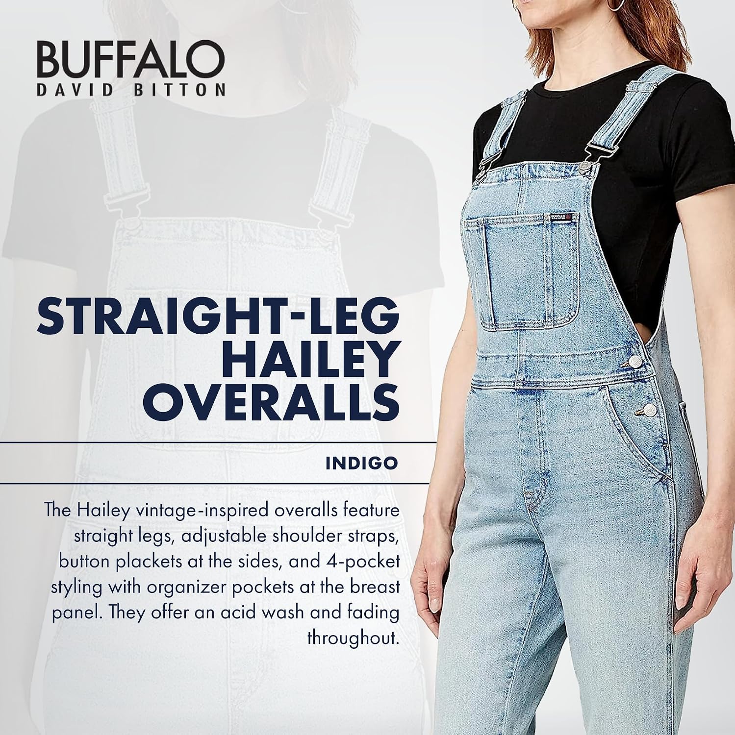 Buffalo David Bitton Women's Overalls Hailey
