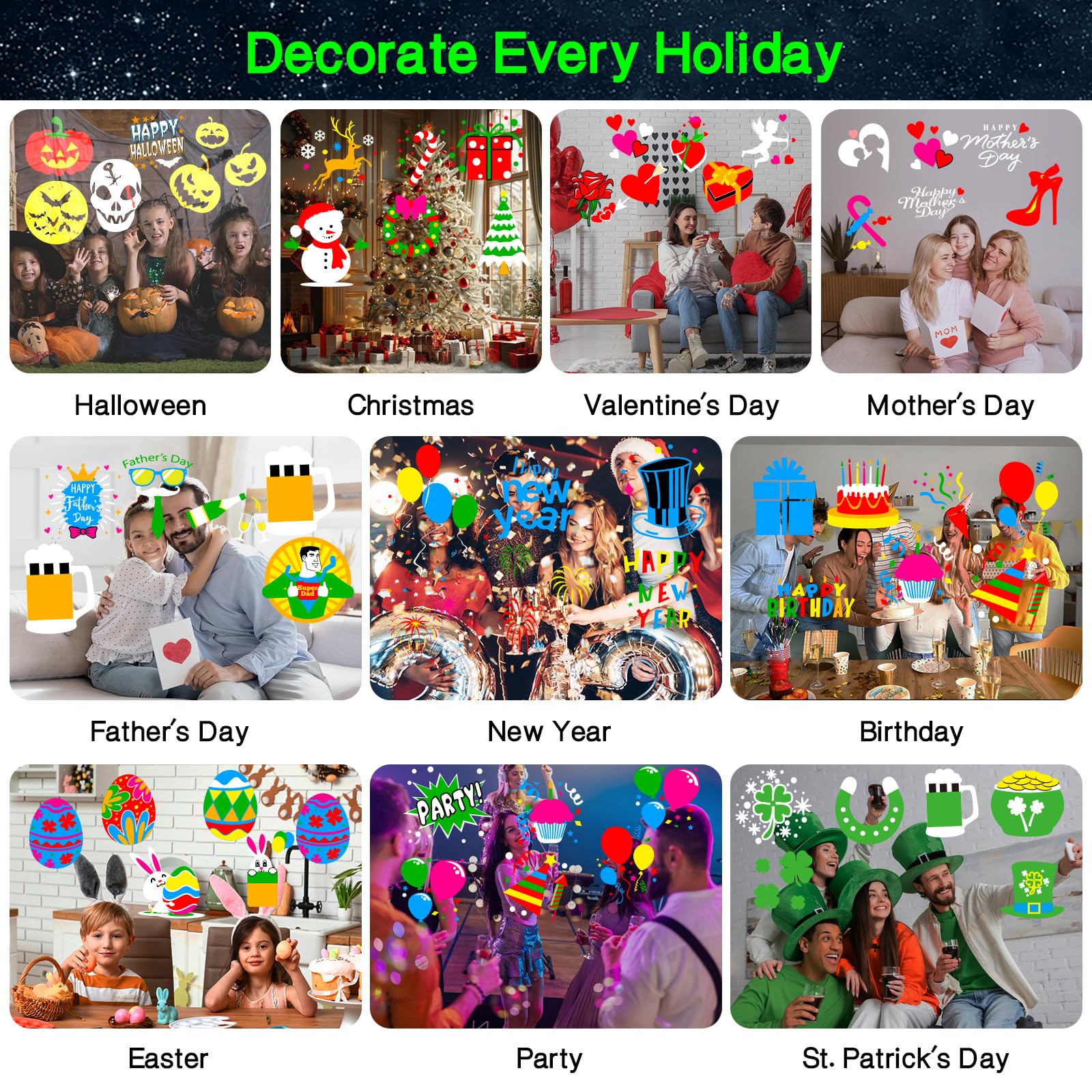 64 Patrones Proyector Navidad Exterior,Proyector Luces Navidad con Control Remoto Temporizador,Navidad Decoración 2026,Impermeable Lámpara de Proyección para Fiesta Cotillon Nochevieja Regalo
