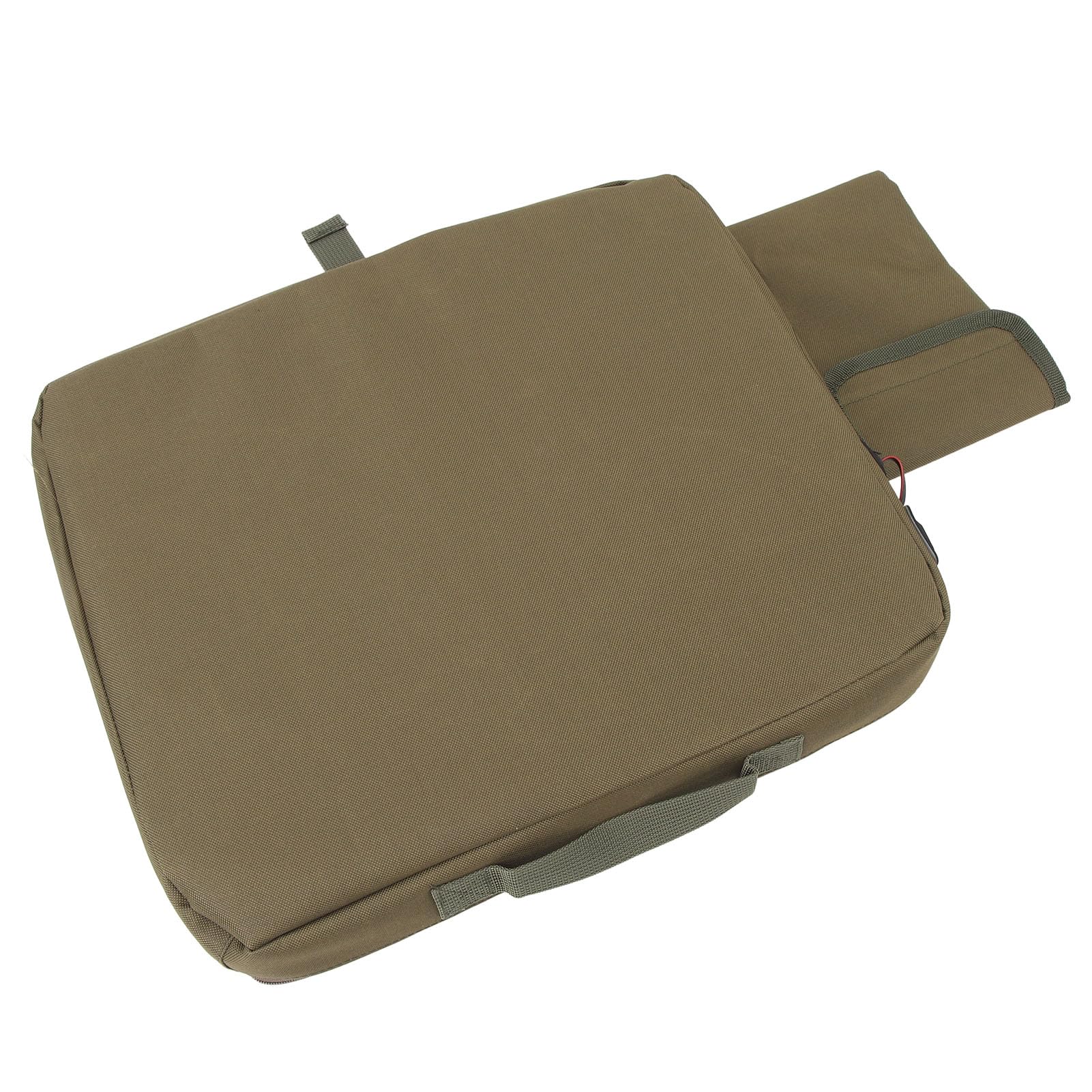 VGEBY Cojín de Asiento con Calefacción Portátil, Carga USB, 3 Configuraciones de Temperatura, Ligero, Impermeable, con Tecnología de Calefacción Inteligente, para Acampar, Pescar,