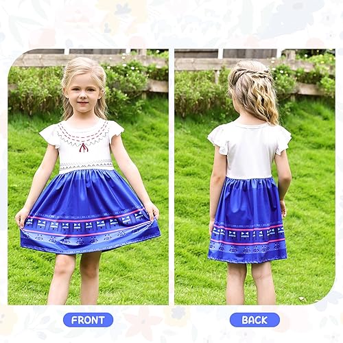 Miniatura 9 de Cotrio - Disfraz para niñas de Mirabel Pepa Dolores Luisa Madrigal para fiesta de cumpleaños